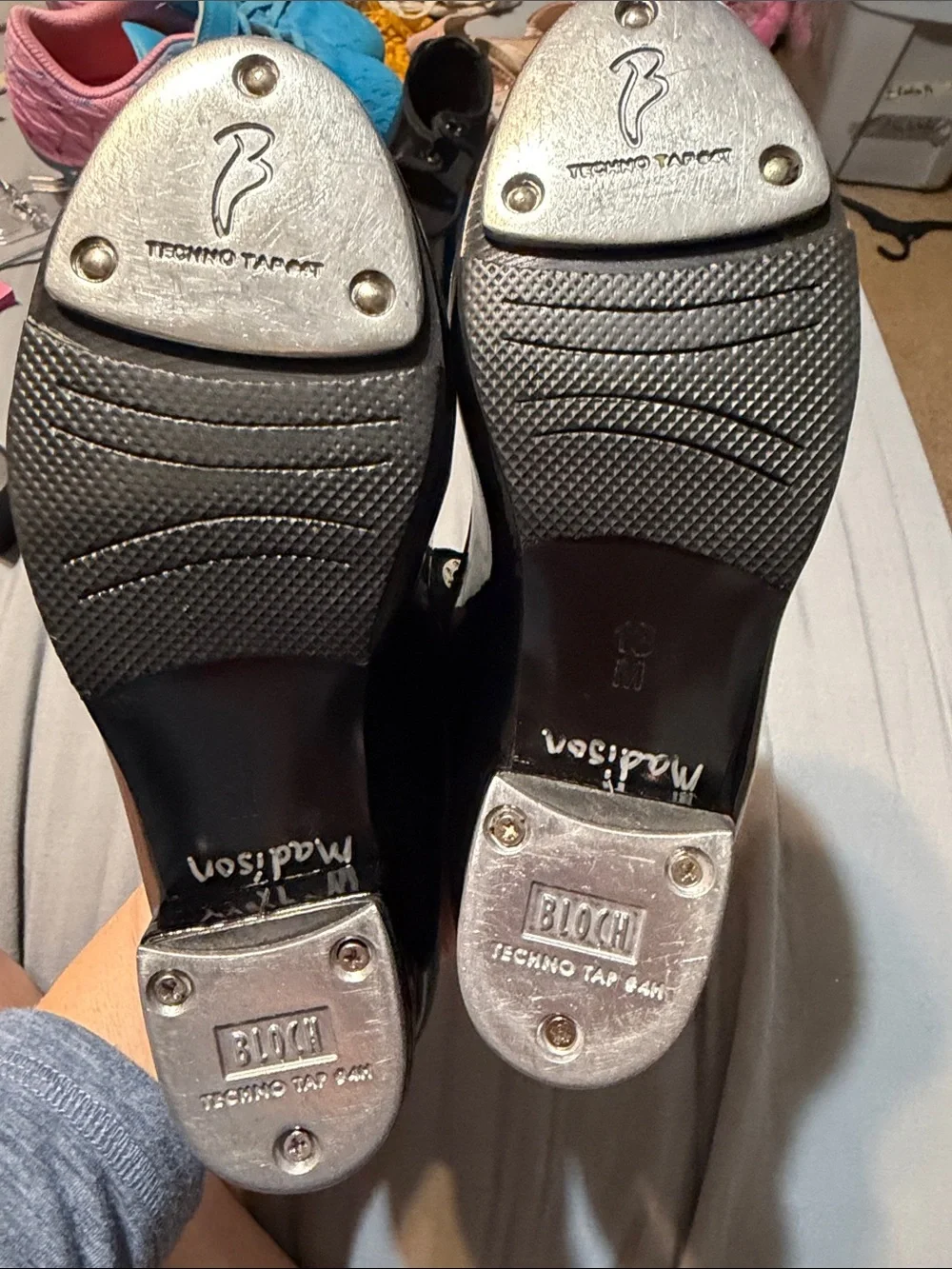 Bloch Black Patent Mary Jane Kids tap Shoes